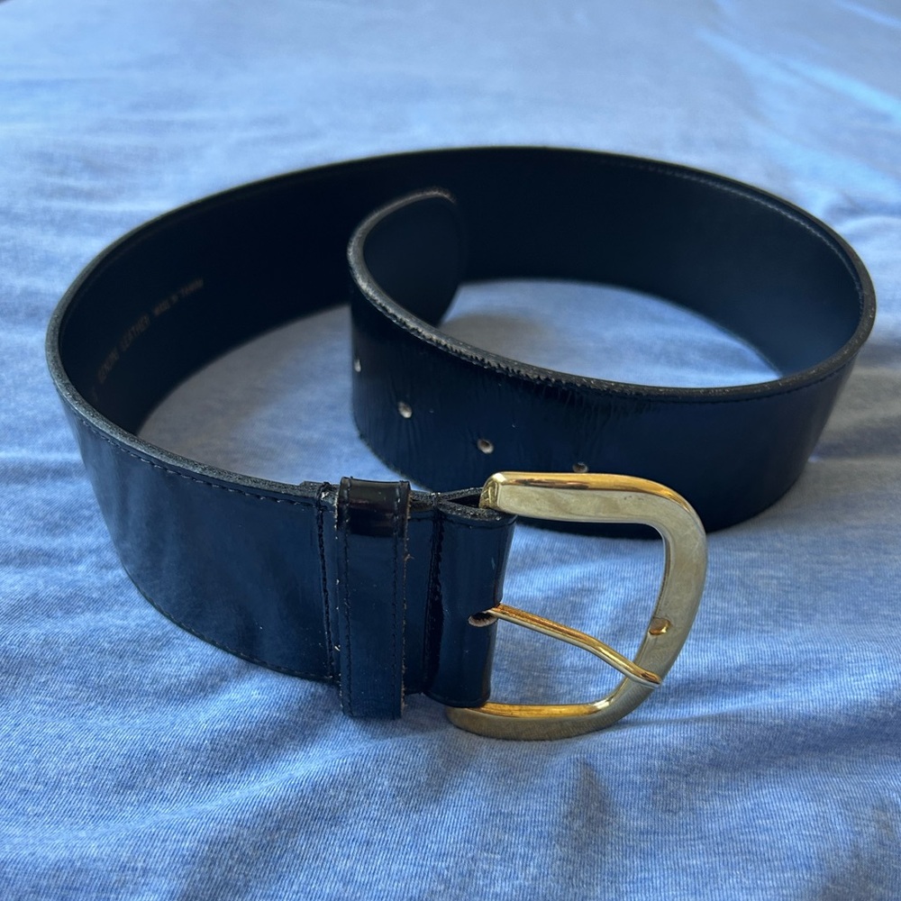 Patent Leather Belt